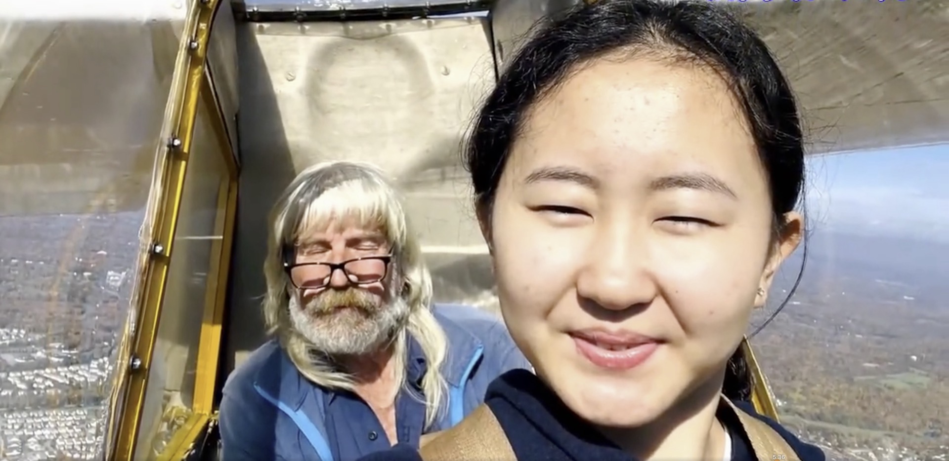 Glider activity scene captured during an outdoor flying day