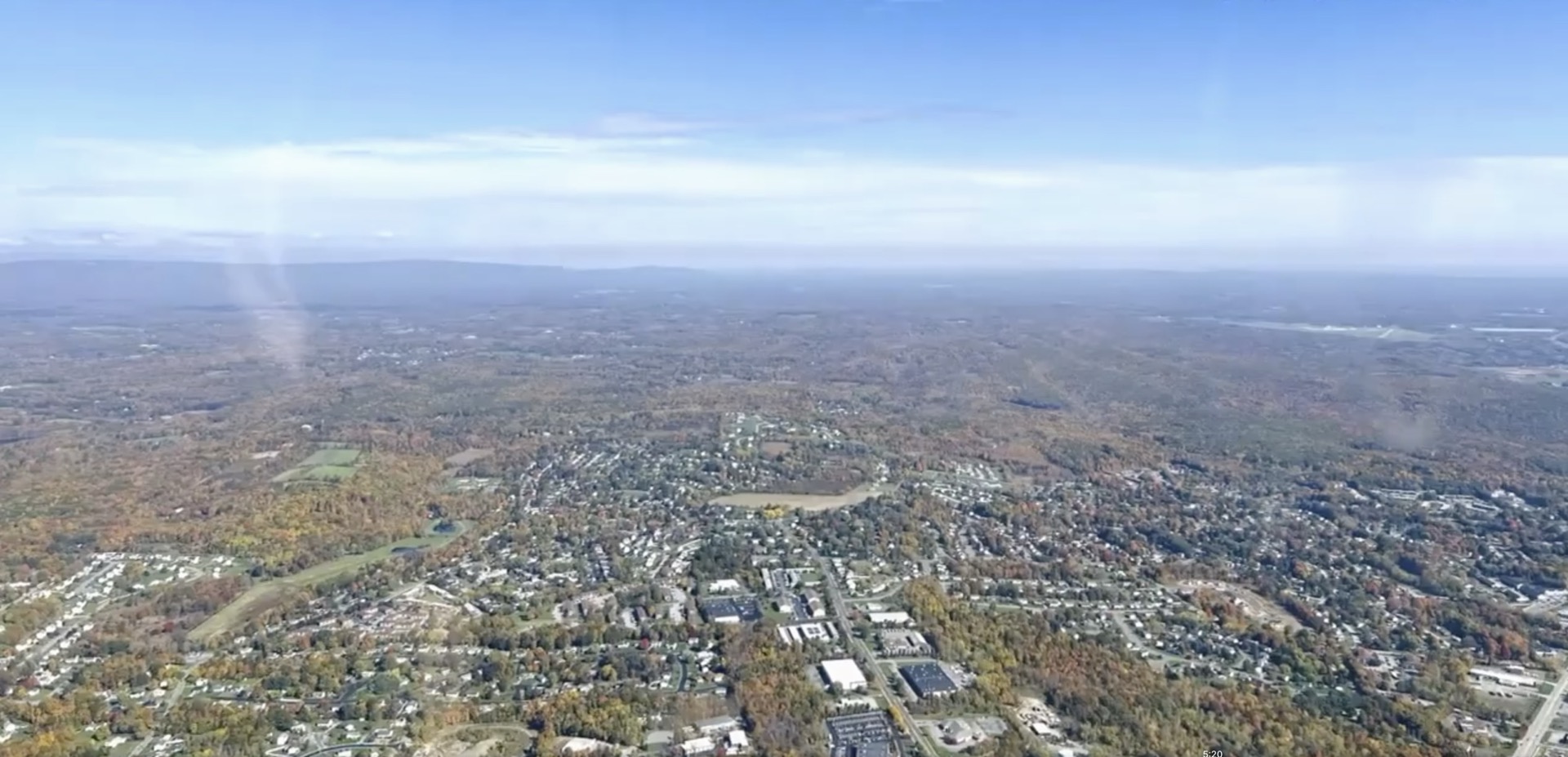 Scenic aerial landscape viewed from above the clouds / 云层上方拍摄的空中景色